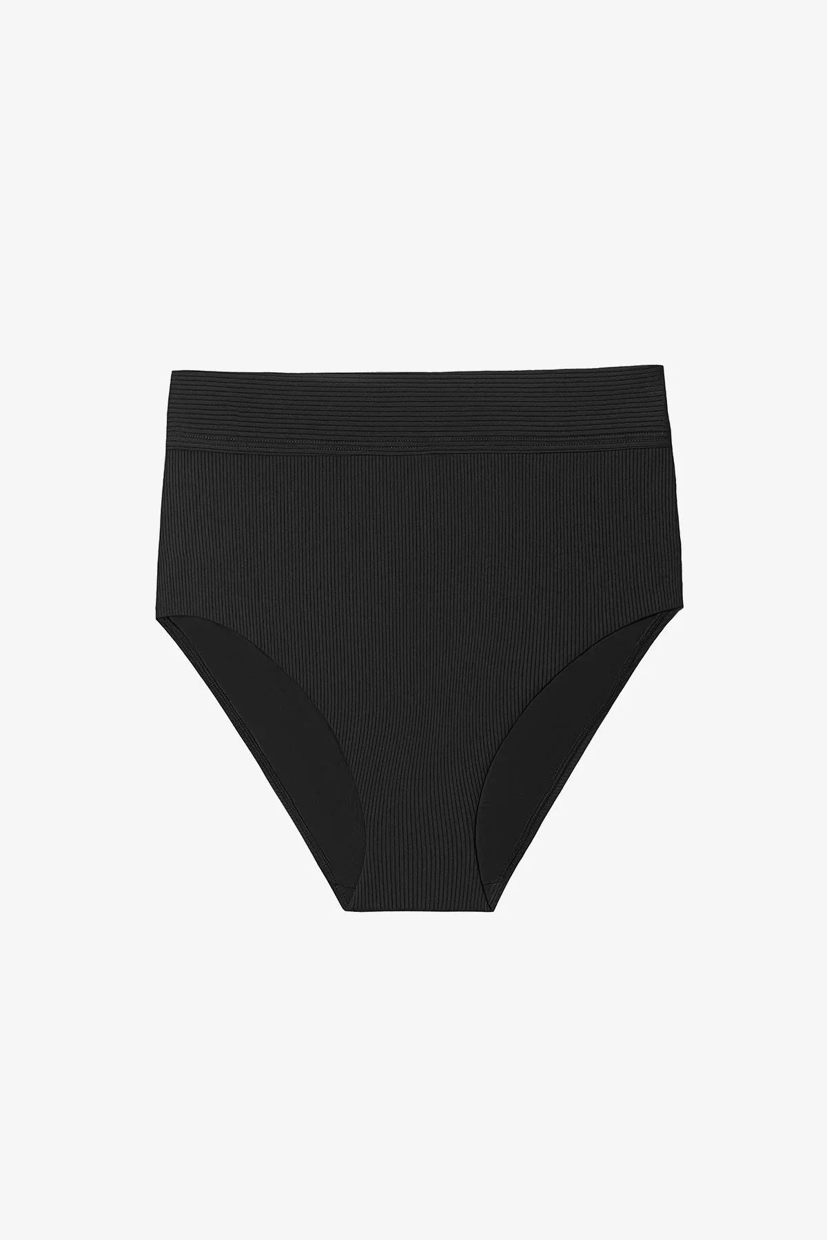 Brooke High Waist Pant Black Lido Rib