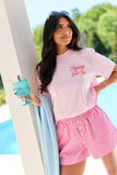 Chasing The Sun Light Pink Graphic Tee