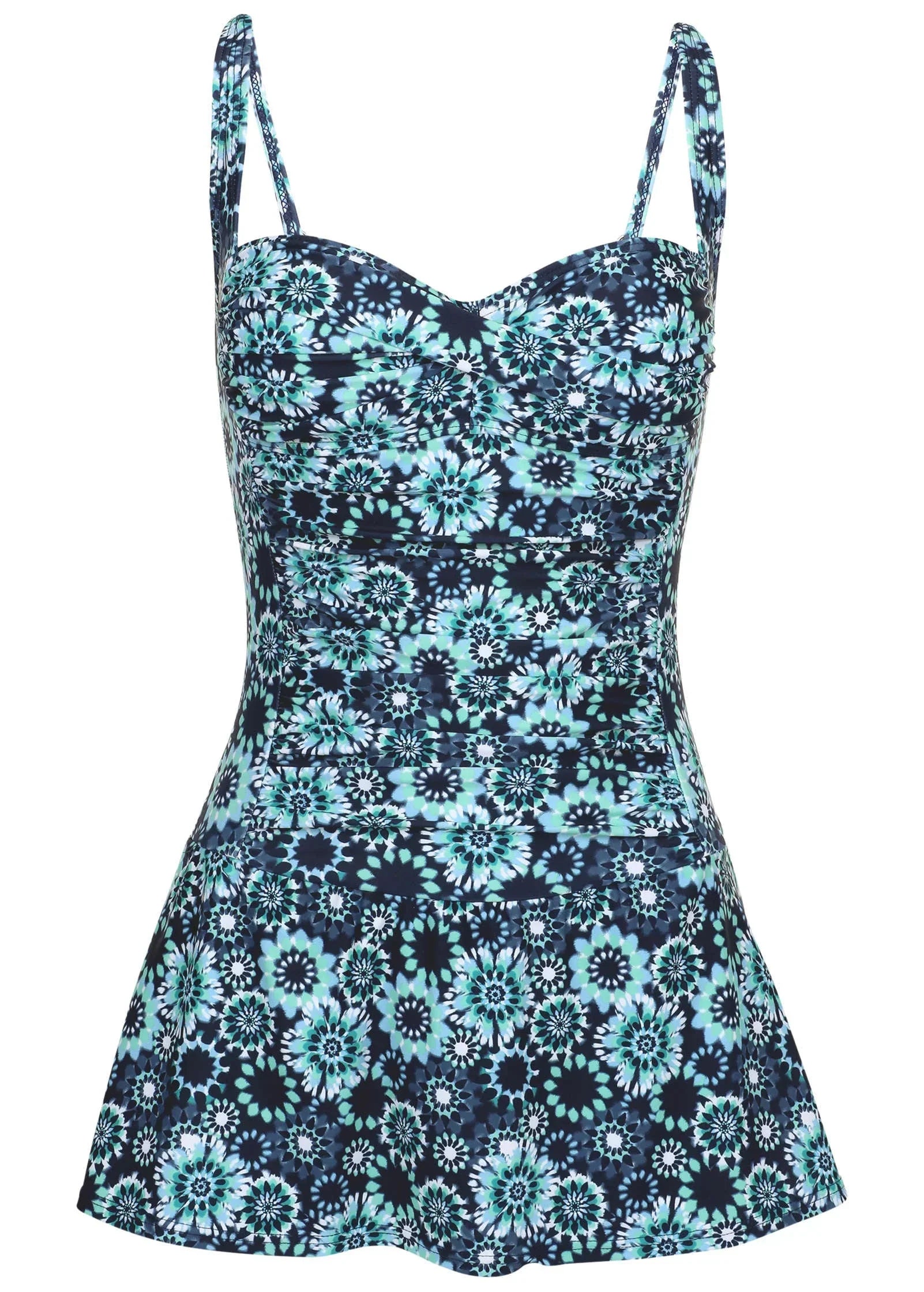 St Tropez Swim Dress Cool Kaleidoscope