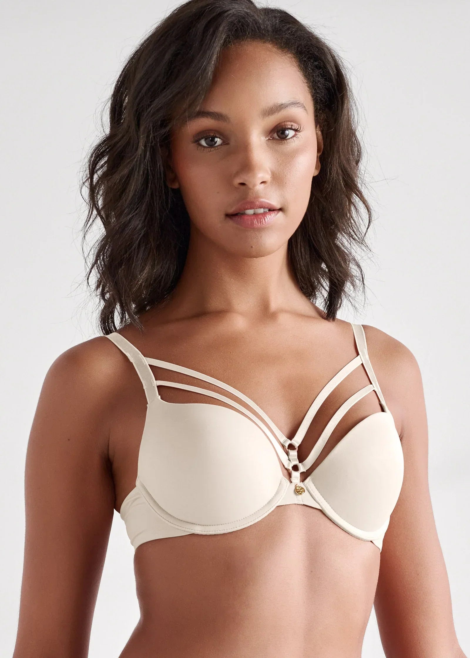 Pearl By VENUSÂ Strappy Plunge Bra Whisper