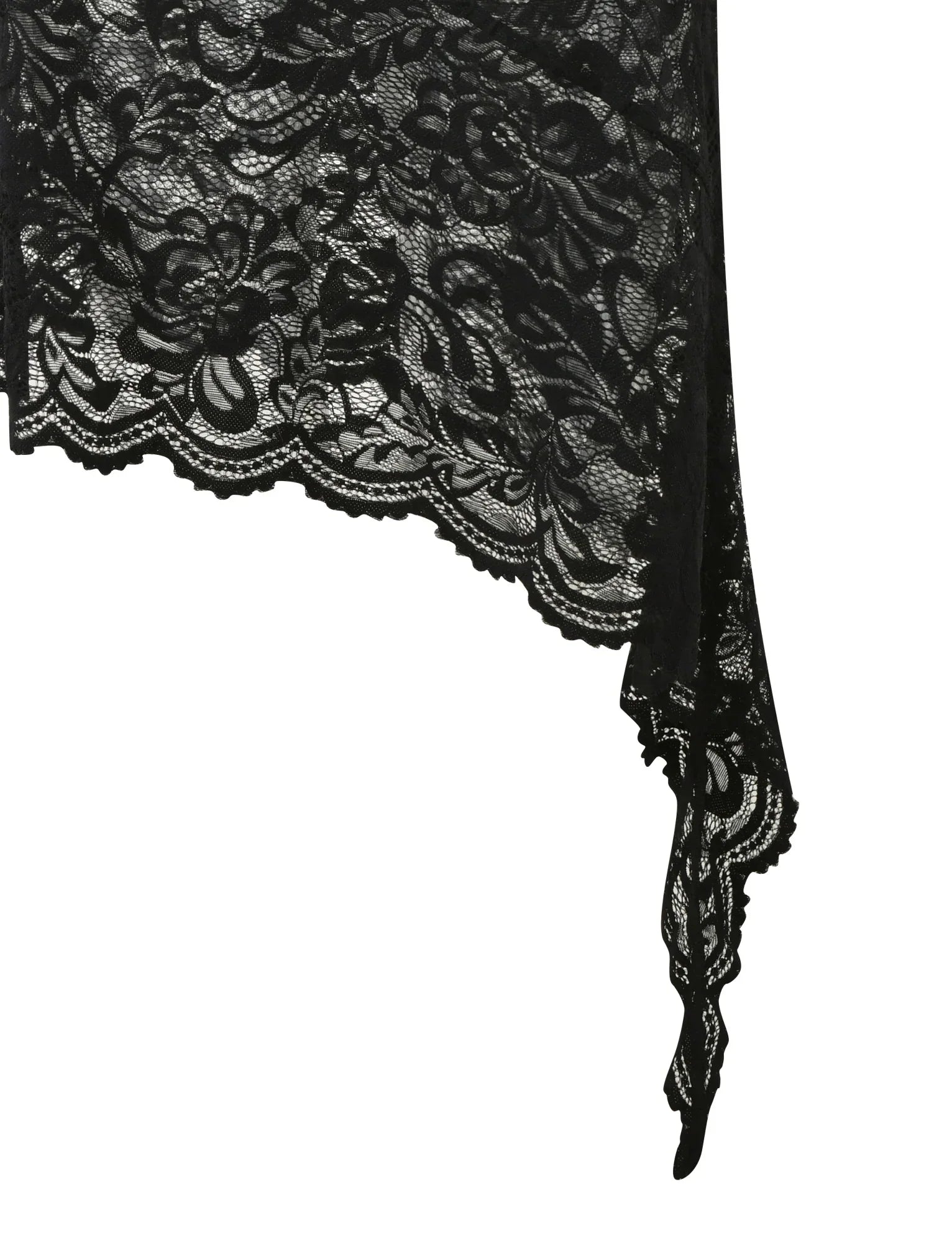 SIYA MIDI SKIRT BLACK LACE BLACK LACE