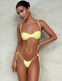 KHESSA BIKINI BOTTOM YELLOW LEMON