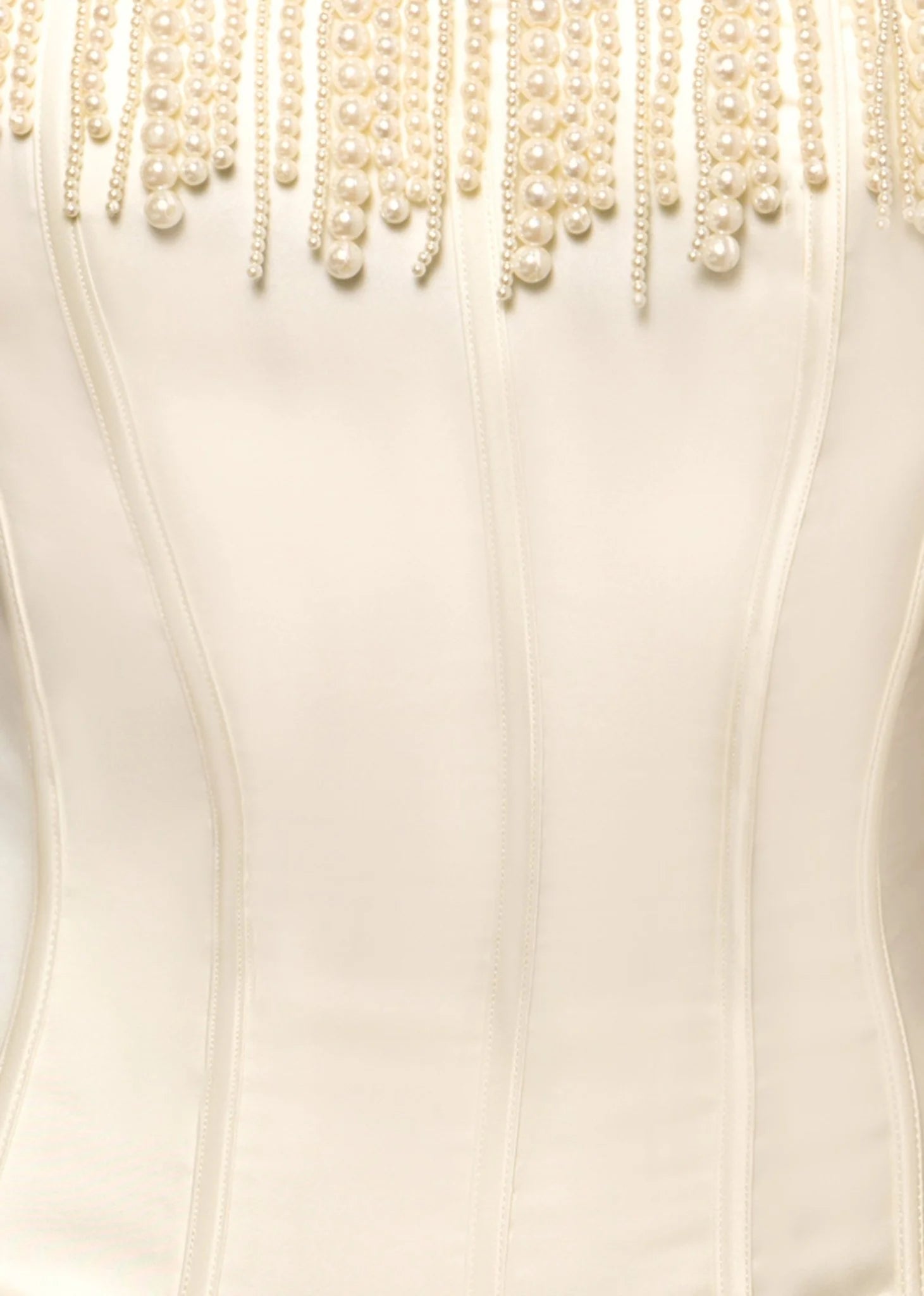 Love Anthem Pearl Trim Two Piece Ivory