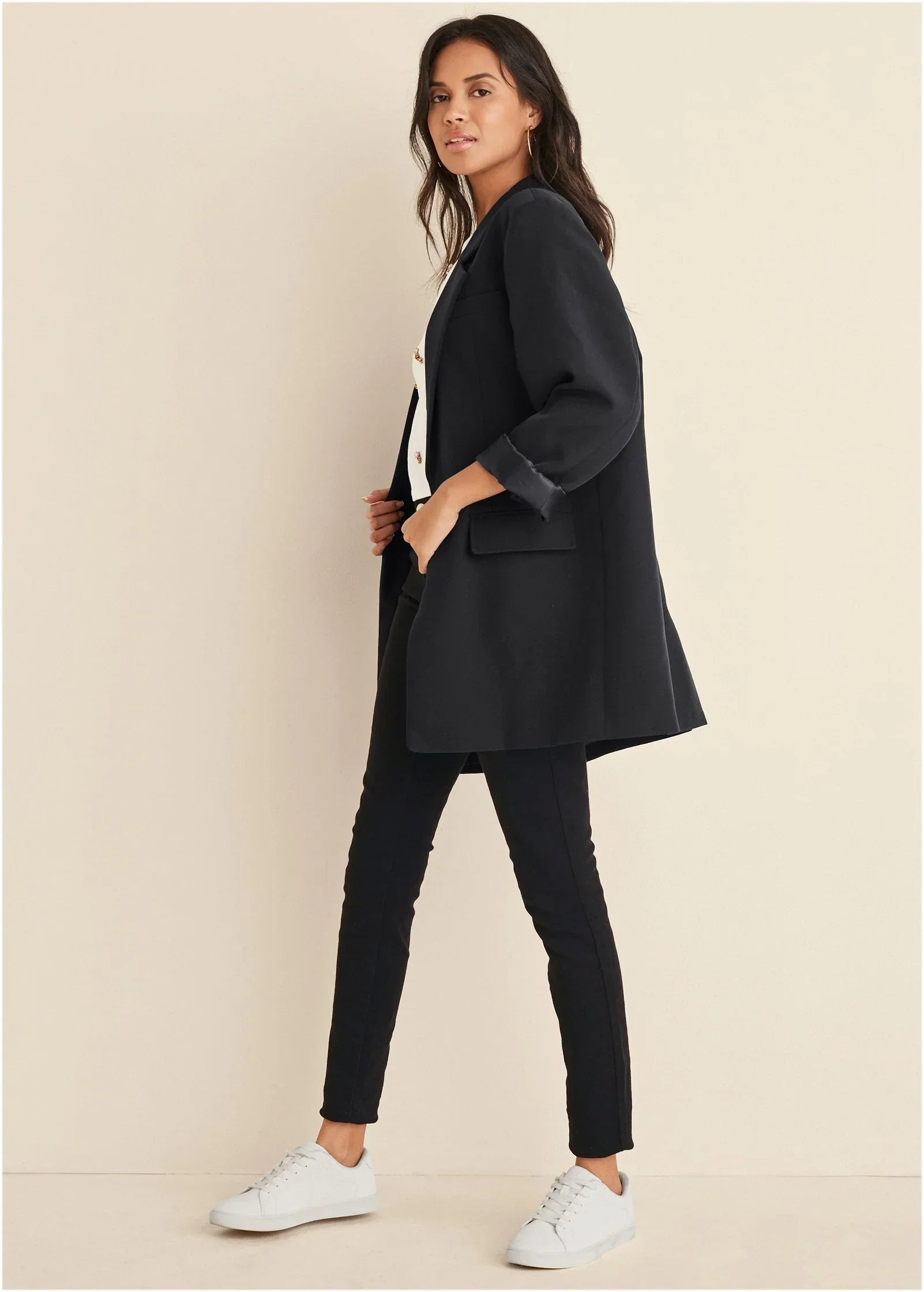Oversized Blazer Jet Black
