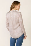 Satin Button Down Shirt