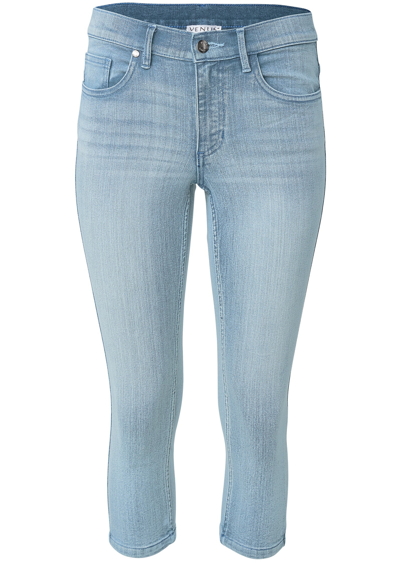 Cindy Capri Jeans Light Wash