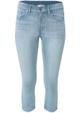 Cindy Capri Jeans Light Wash