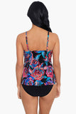 Chloe Tankini Top in Sonic Blooms