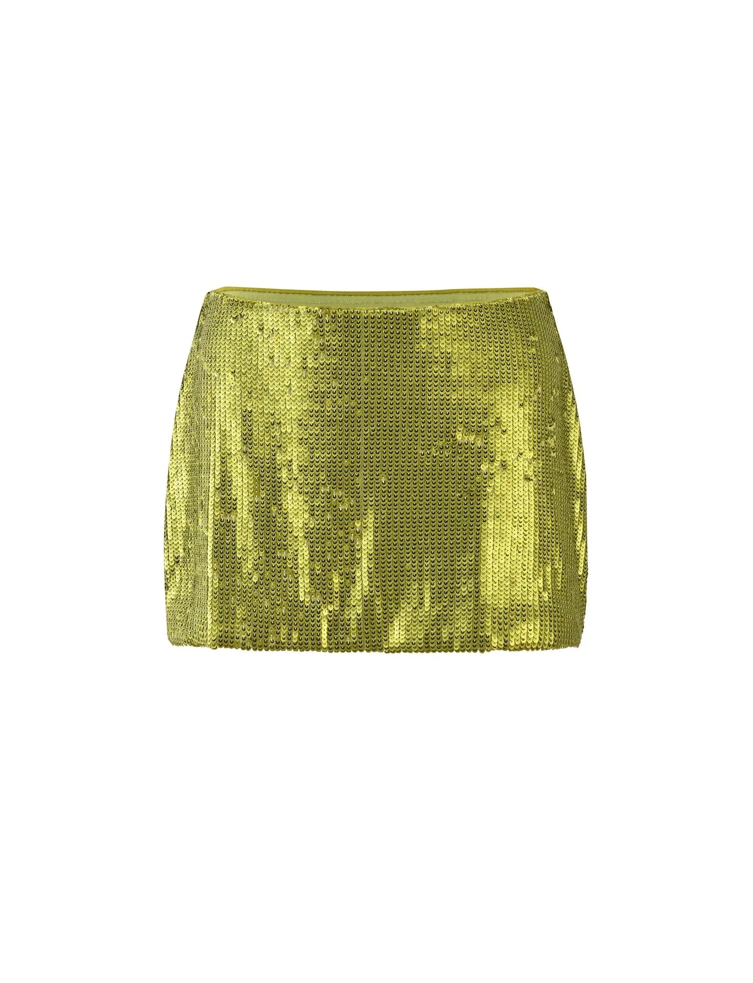 KAYE SKIRT GREEN GREEN SEQUIN