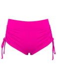 Adjustable Side Swim Short Electric Pink