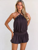 NATASHA DRESS CHOCOLATE