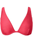 Underwire Swim Top Textured Sunset Pink