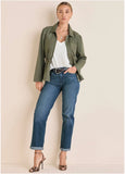 Twill Utility Jacket Olive
