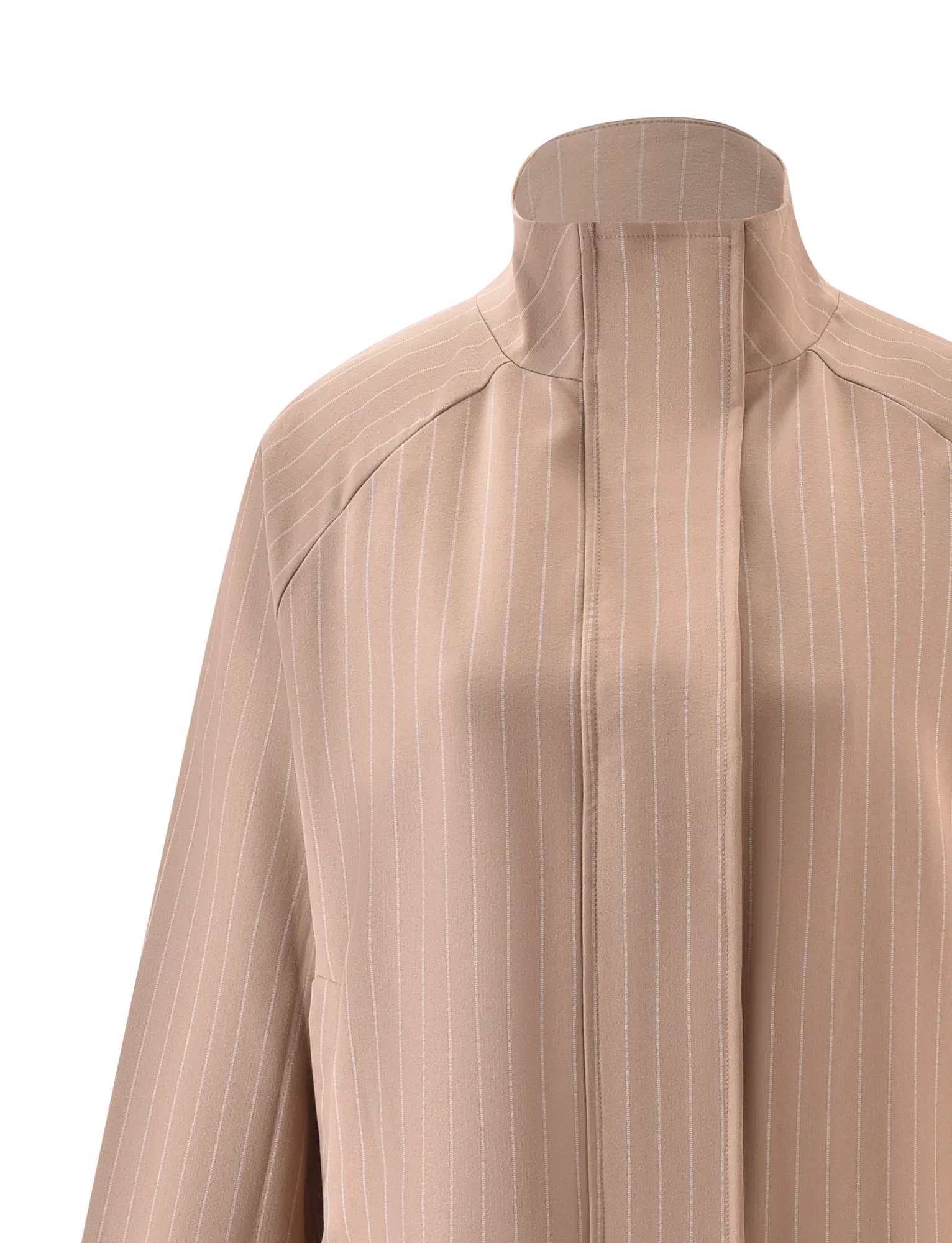 LENNEX JACKET TAN PINSTRIPE