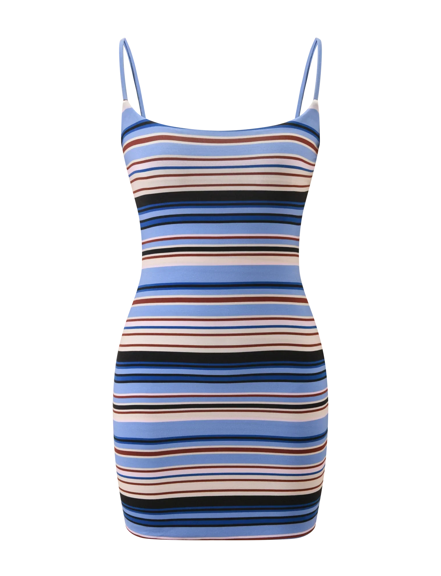 MINERVA MINI DRESS BLUE STRIPE
