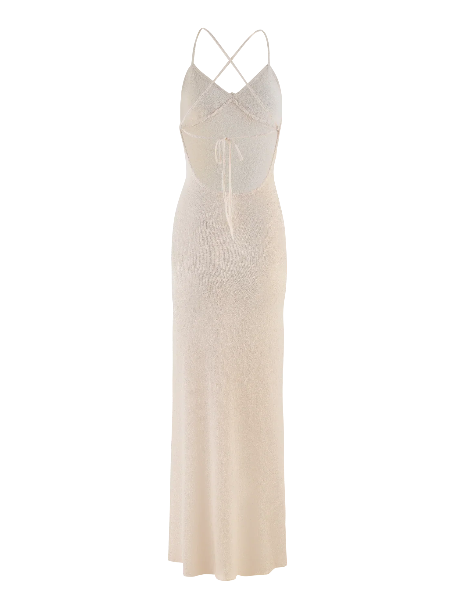 LAVELLE MAXI DRESS WHITE CREAM CREAM