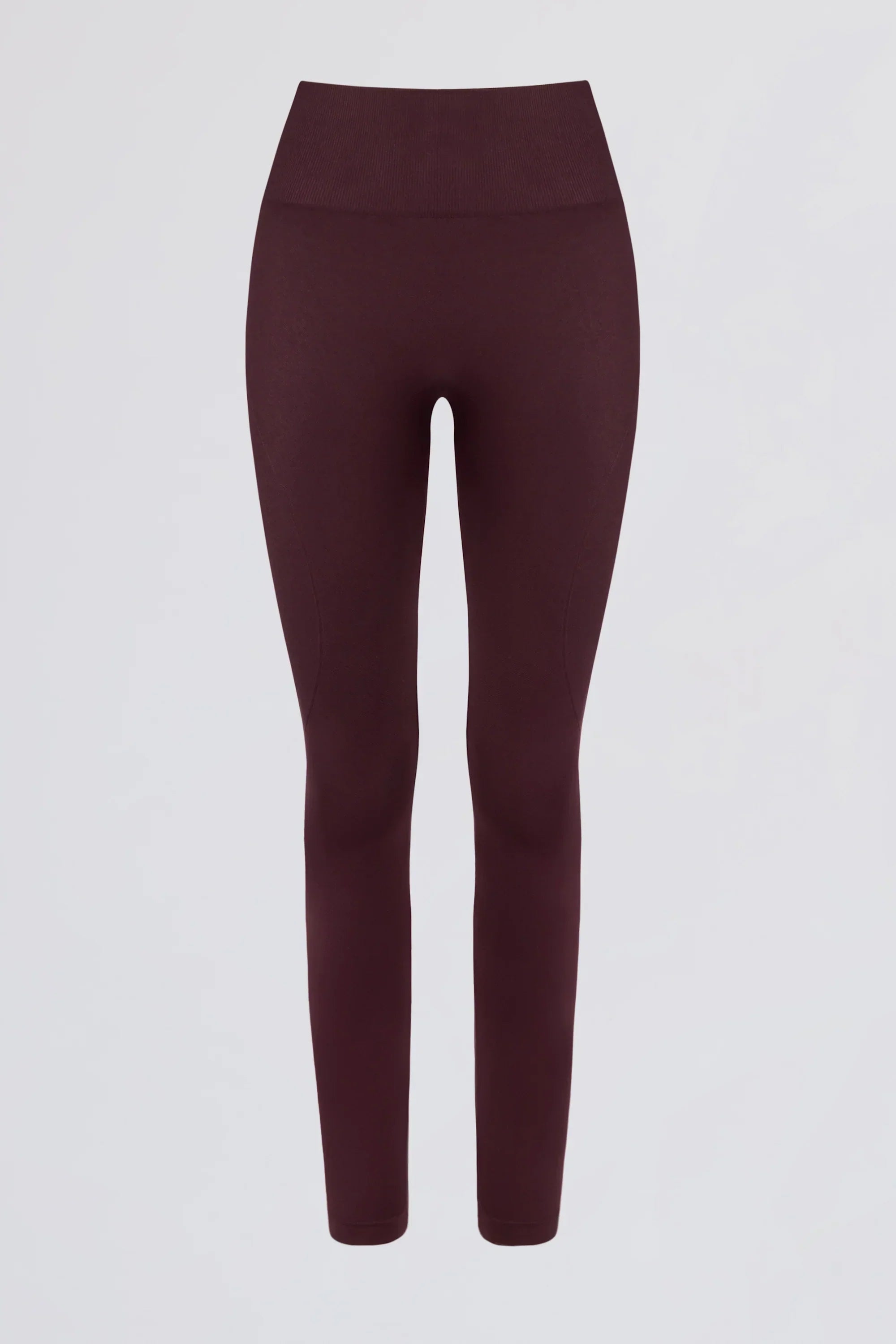 Super Sculpt Seamless High Waist Leggings in Burgundy