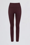 Super Sculpt Seamless High Waist Leggings in Burgundy