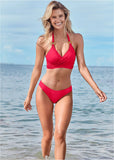 Laguna Wrap Underwire Top Red Hot