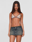 OPHELIE MINI SKORT BLUE DENIM BLUE