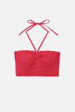 Hayden Midkini Baby Ruffle Hot Coral