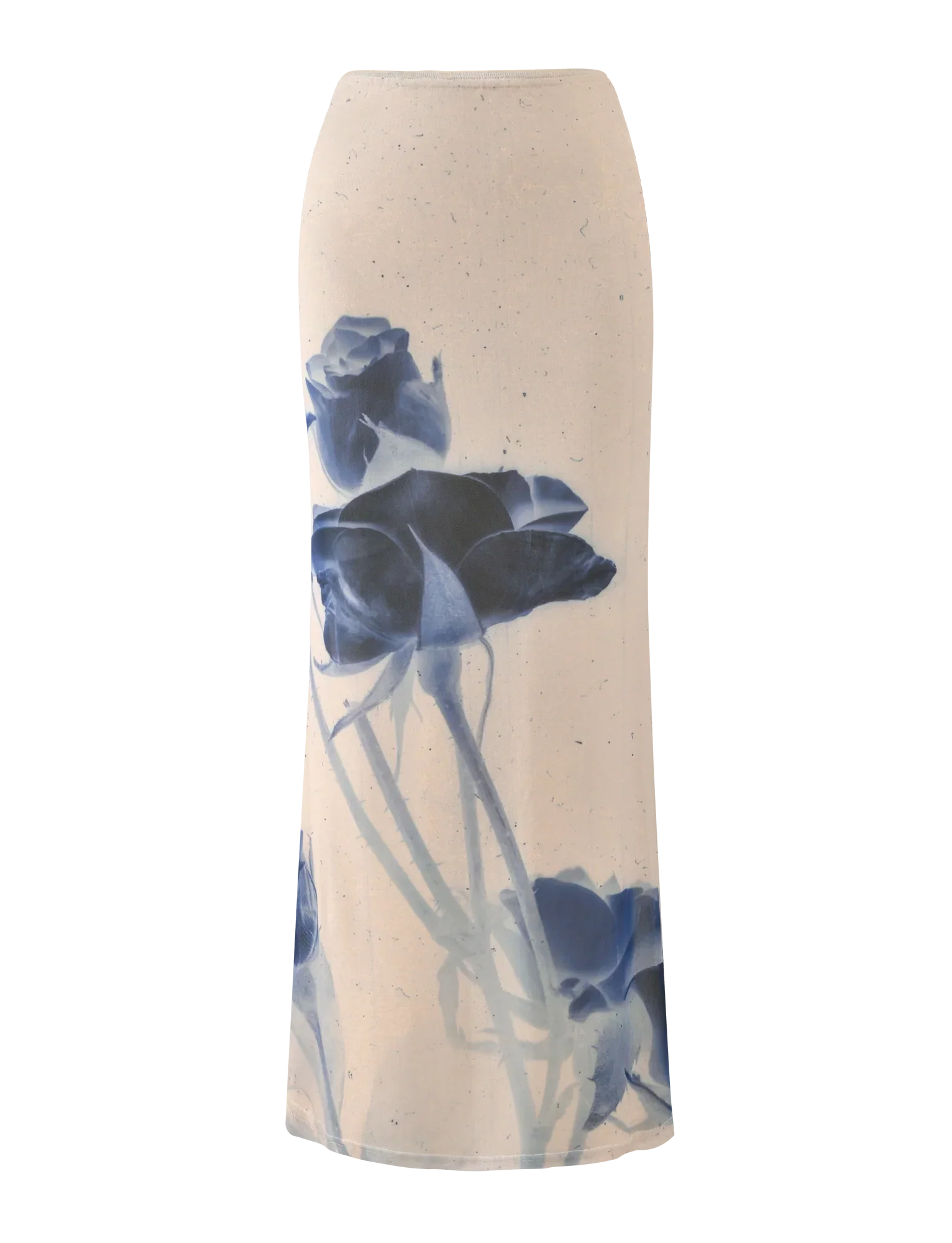 JANIS MAXI SKIRT INDIGO FLORAL