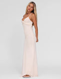 LAVELLE MAXI DRESS WHITE CREAM CREAM
