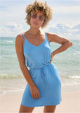 Tank Cover Up Dress Azure Blue