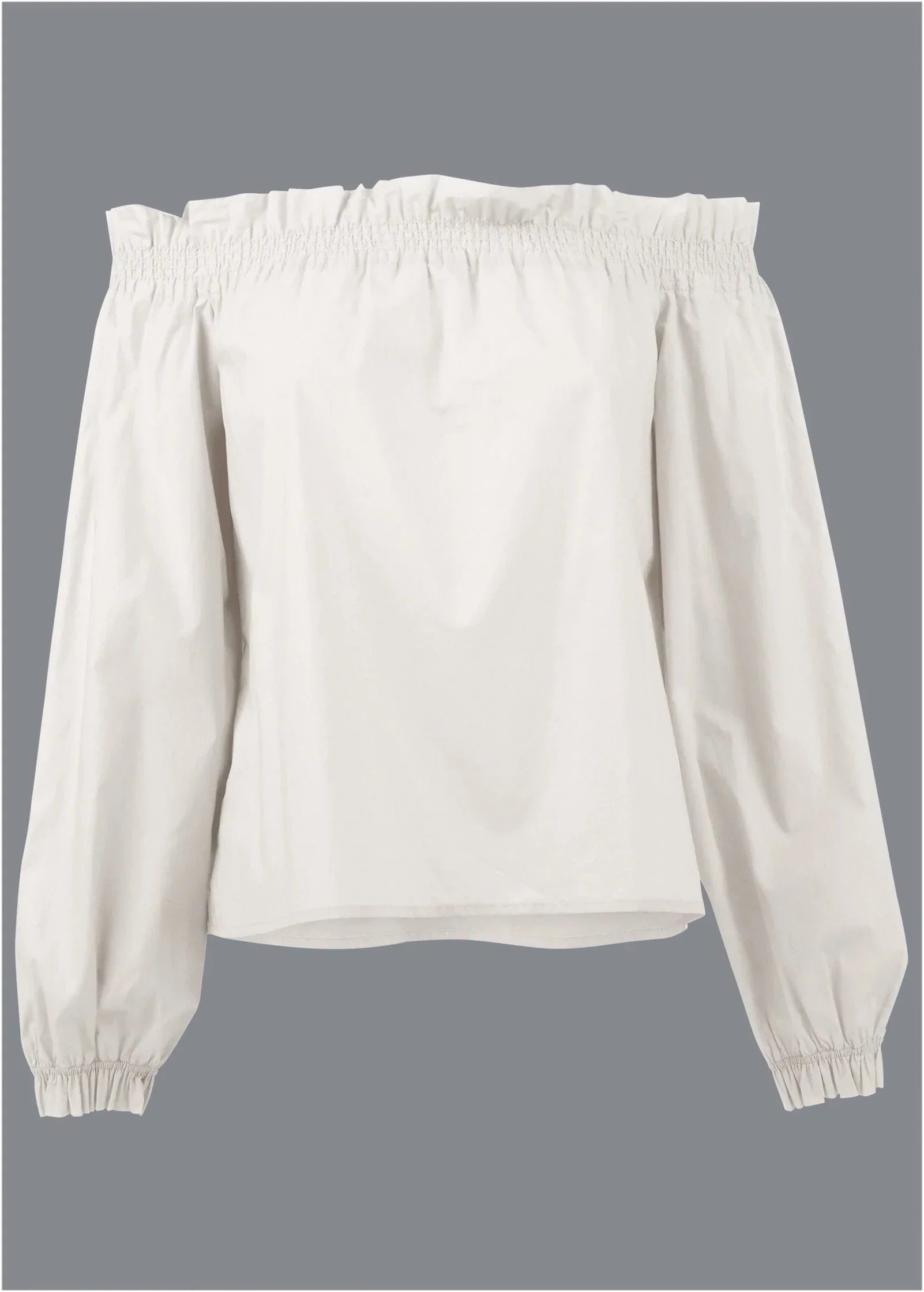 Off The Shoulder Top Cloud Dancer