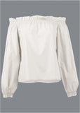 Off The Shoulder Top Cloud Dancer