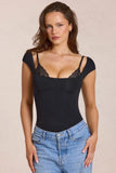 Modal Bodysuit in Black