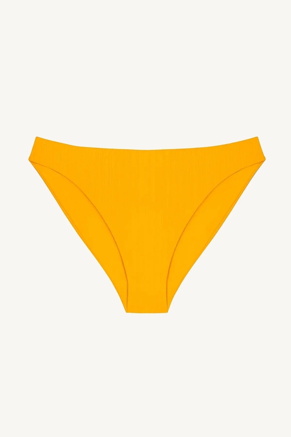 Cali High Leg Full Bottom Sunflower Pucker Rib