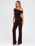 LEILANI PANT BROWN CHOCOLATE