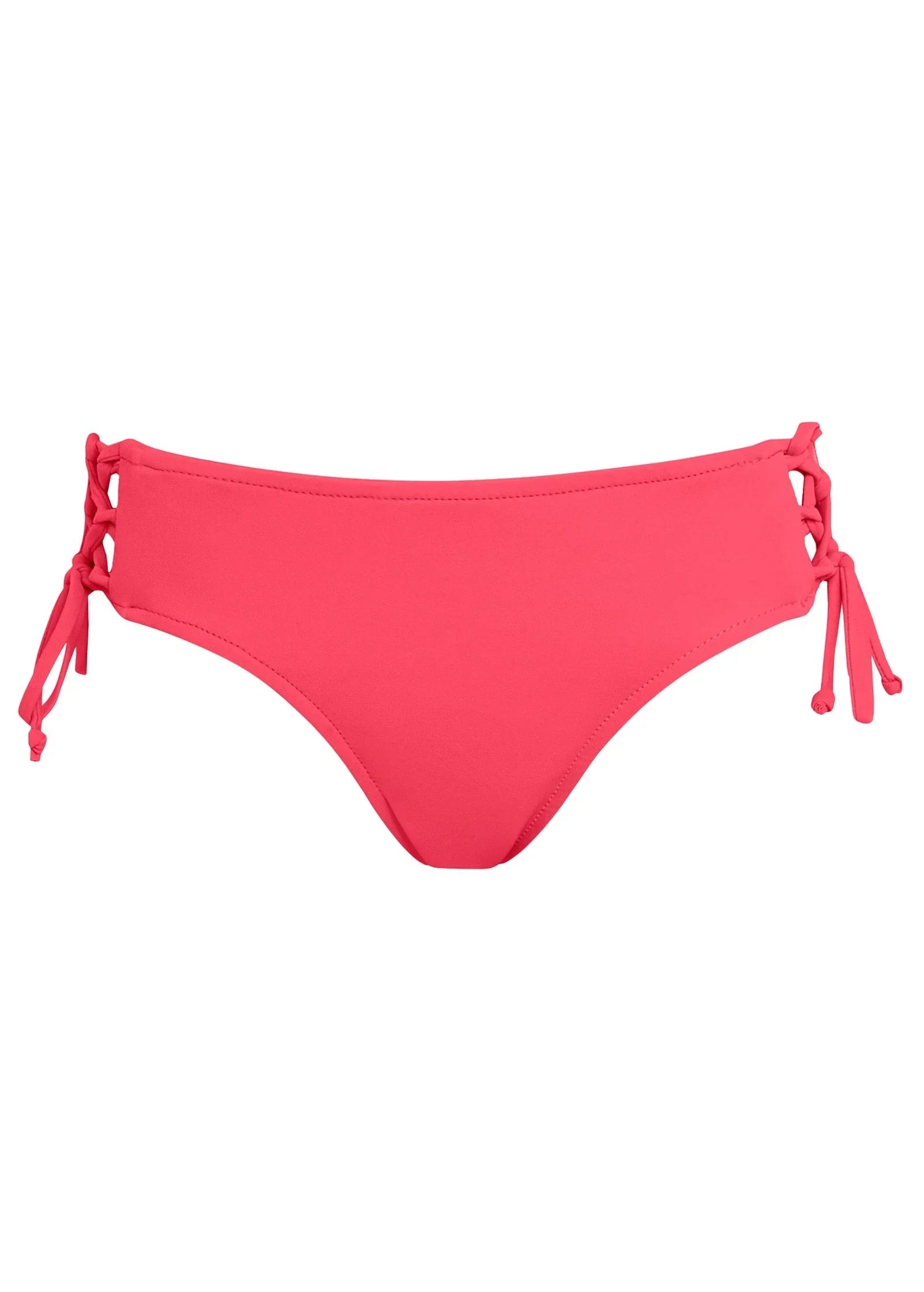 Lattice Side Bikini Bottom Sunset Pink