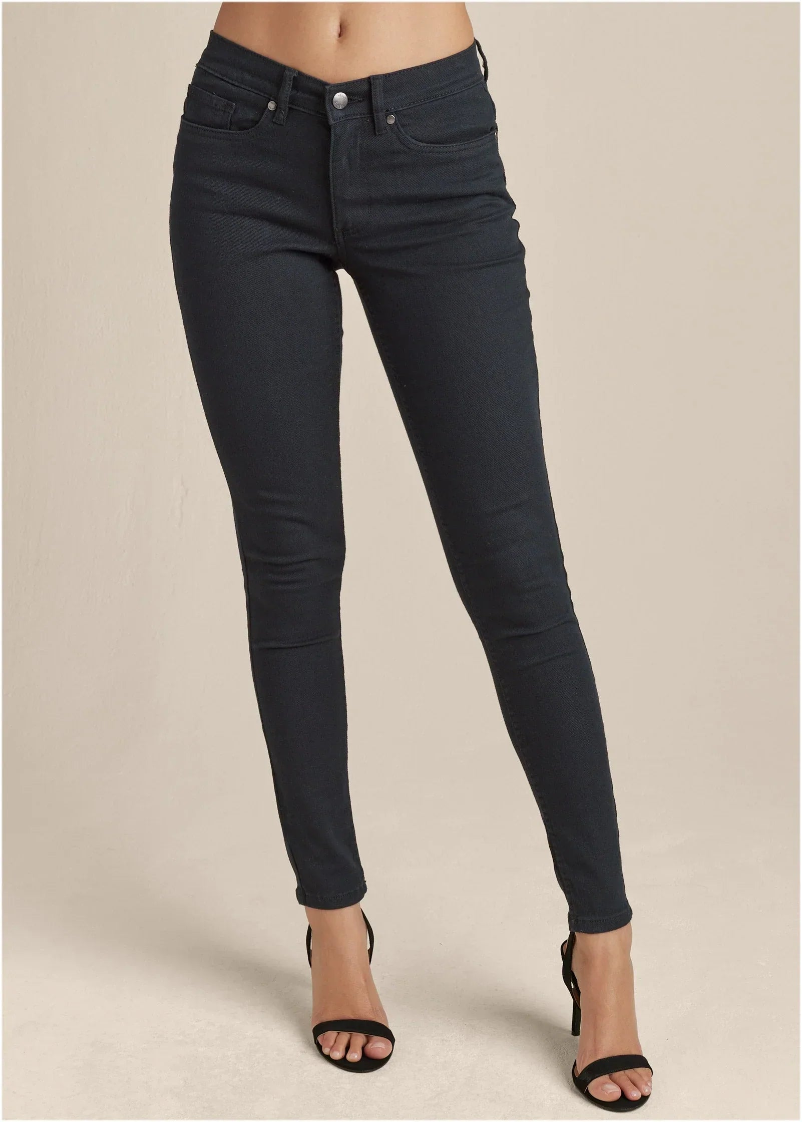 Heidi Skinny Jeans Black Denim