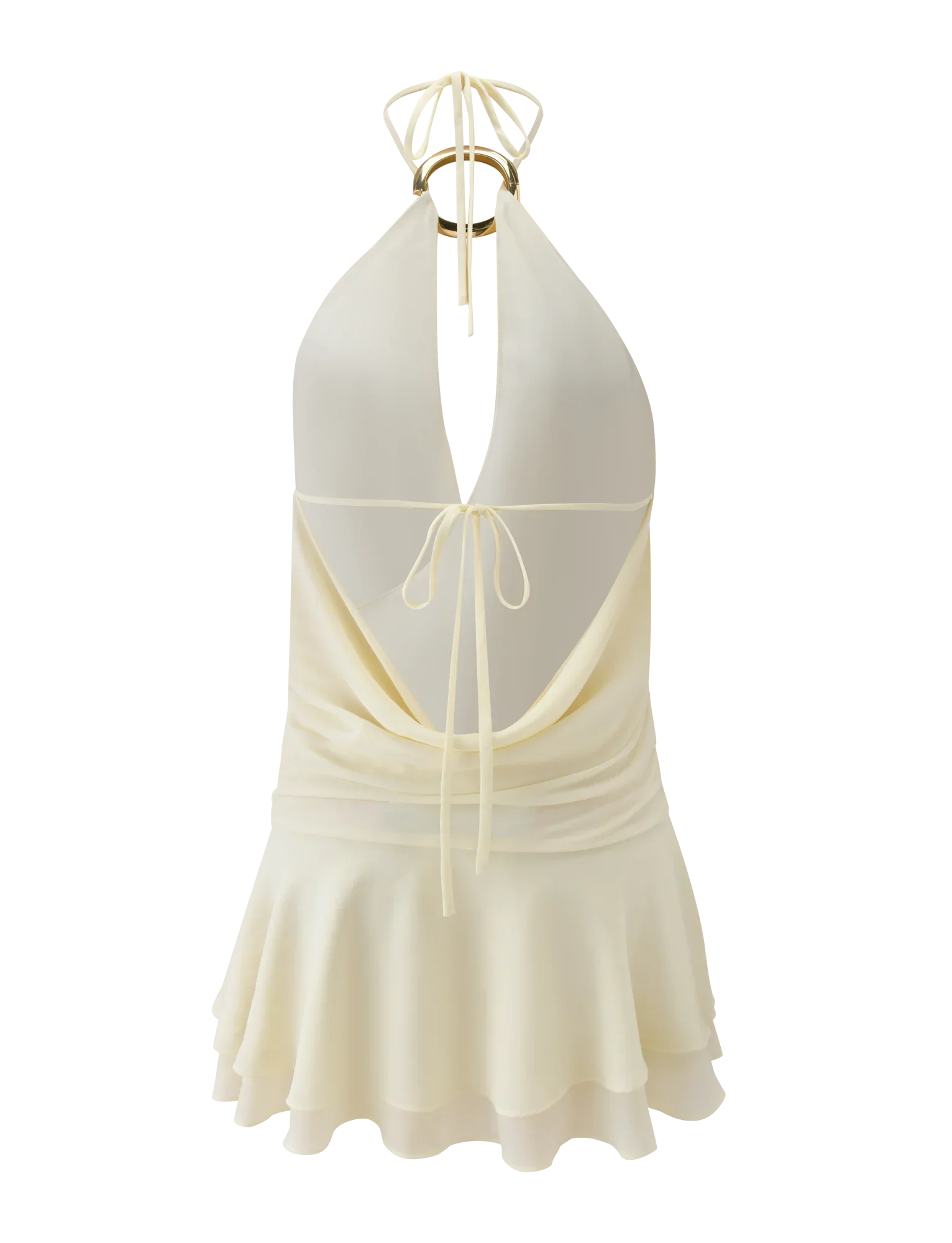 INDIGO MINI DRESS 20 IVORY