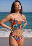 Crop Tankini Top Retro Chicka Combo