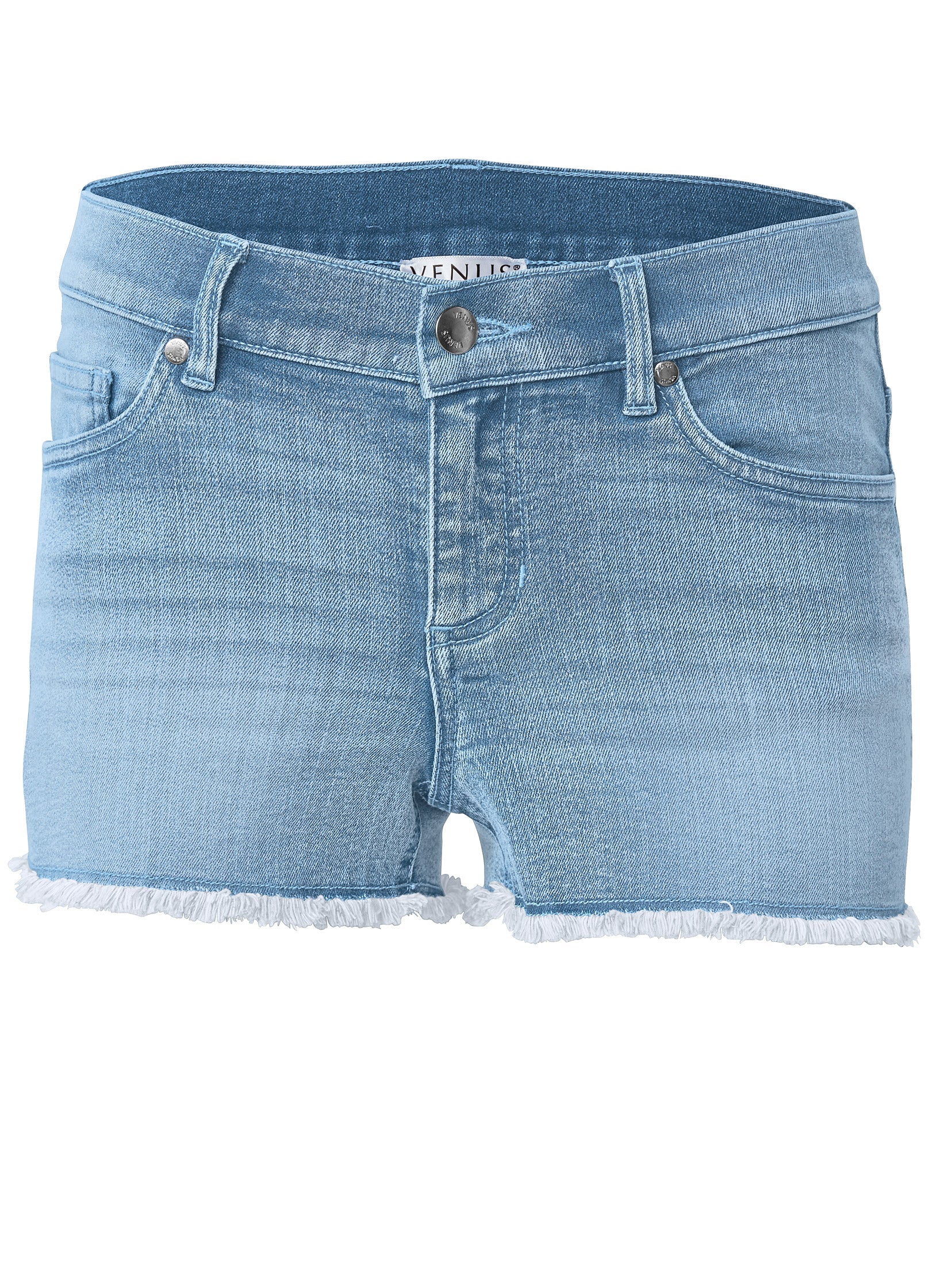 Jessica Cutoff Denim Shorts Light Wash