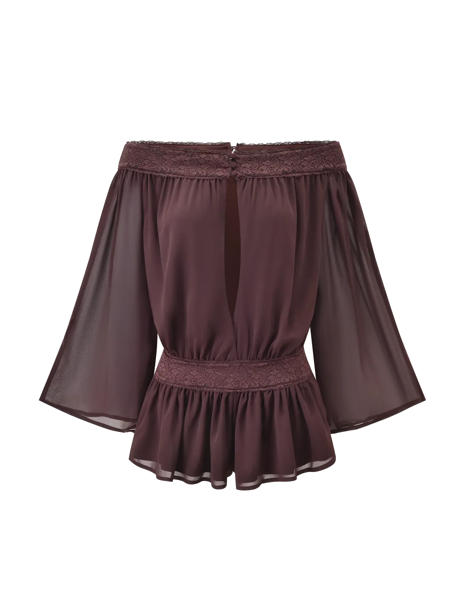 TESSIE PLAYSUIT BROWN