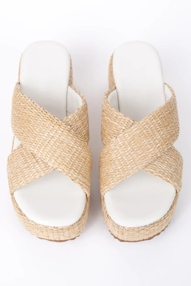 Clementine Tan Cross Platform Sandals
