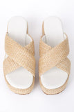 Clementine Tan Cross Platform Sandals