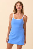 Chasing Victory Blue Back Cutout Active Dress