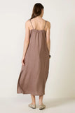 Stella Linen Pintuck Dress