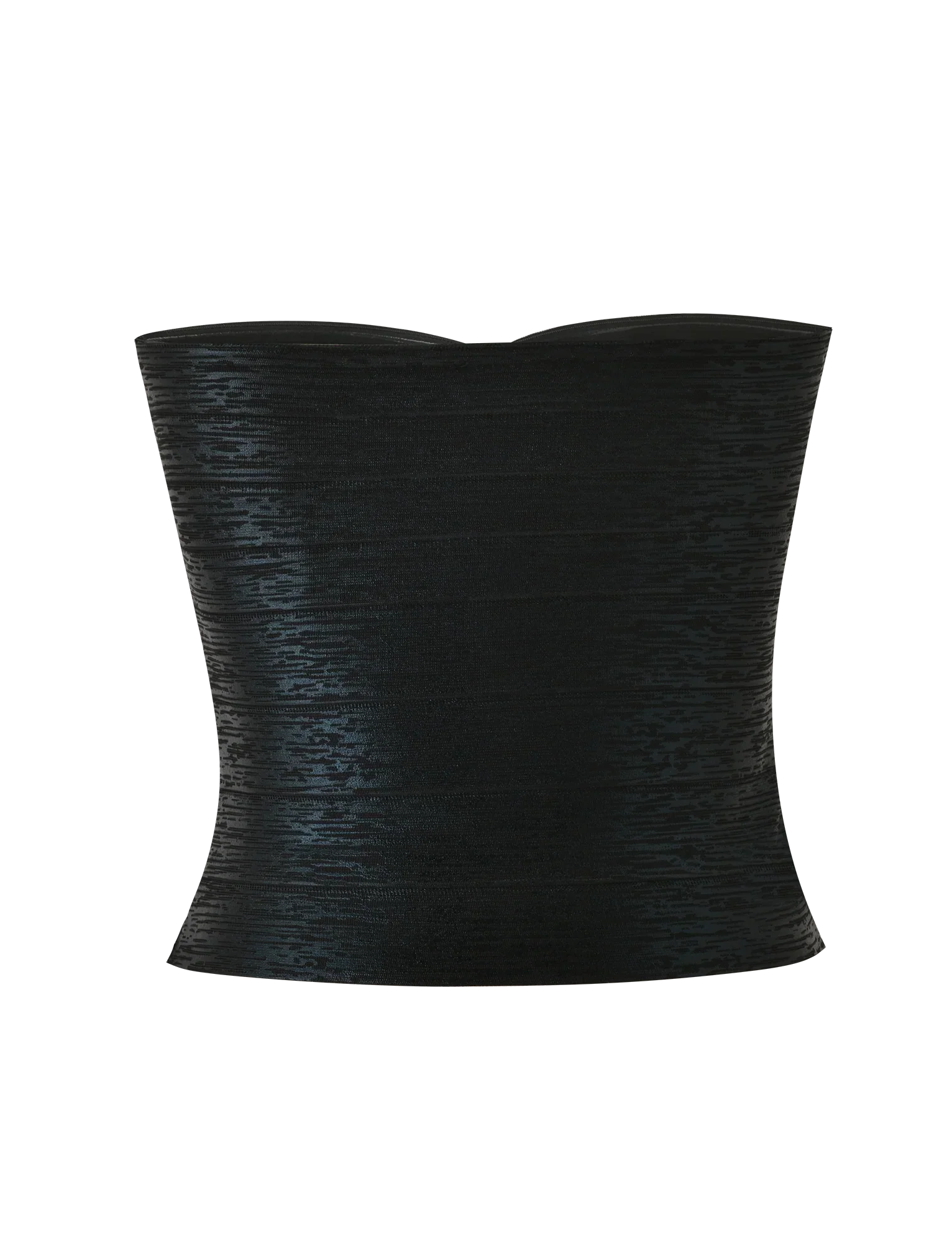 NIYA METALLIC BANDAGE TOP BLACK