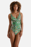 Bailey One Piece Coastal Leaves