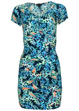 V Neck Mini Dress Parisian Monarch