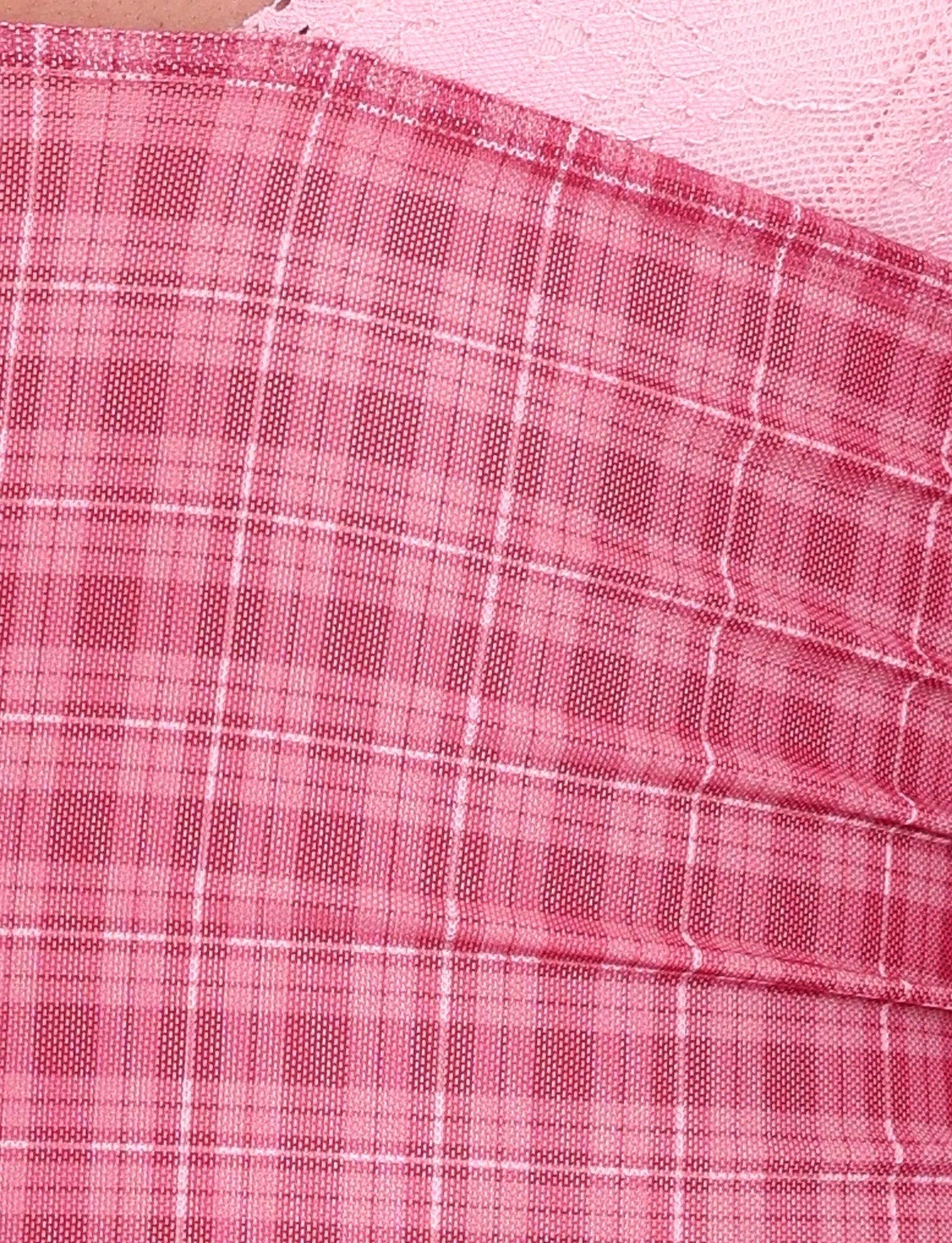 NAVIA DRESS RED RED CHECK