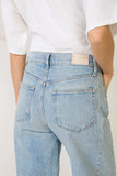 Arellia Skimmer W Outseam Panels Barrel Jean