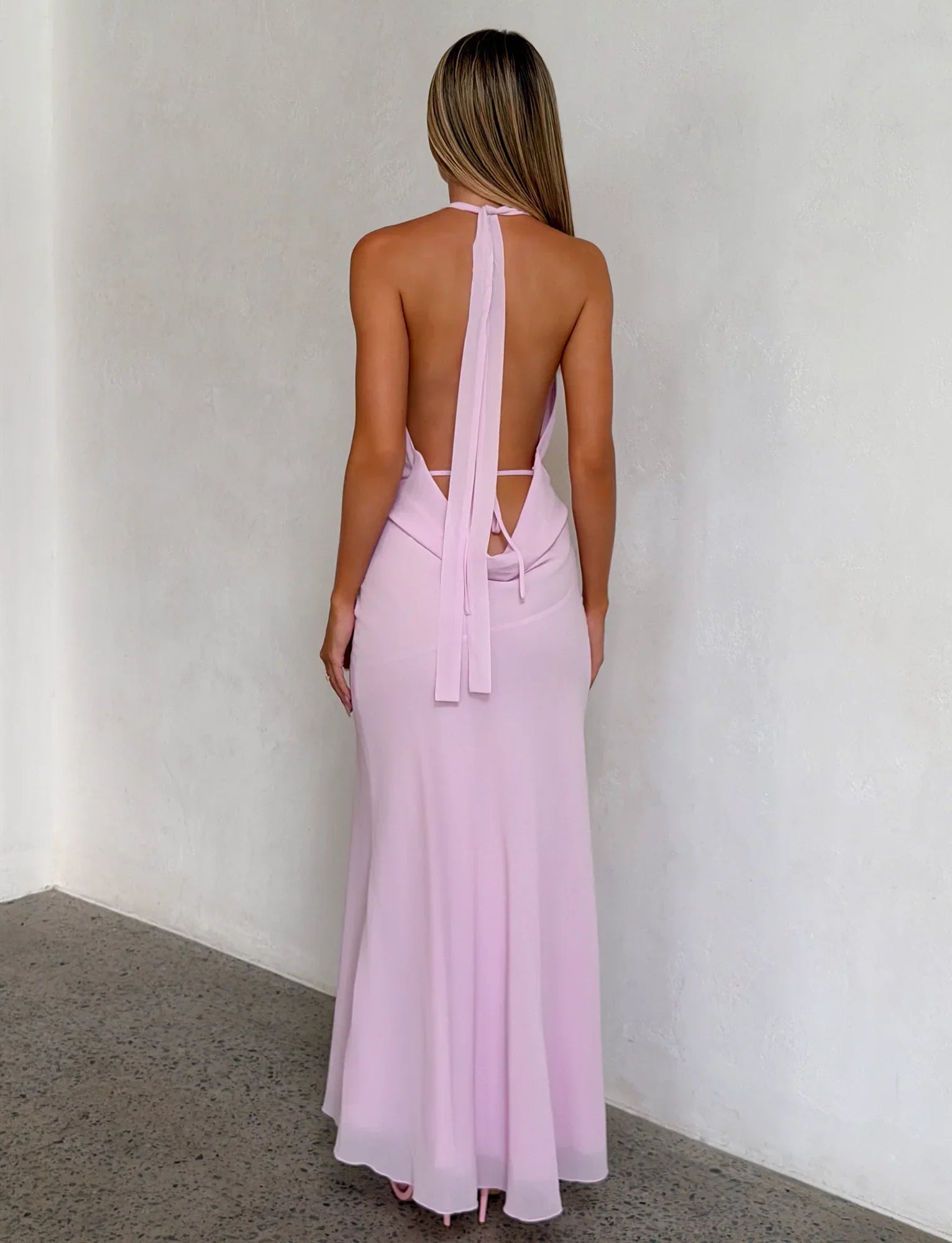 ZYLA MAXI DRESS BABY PINK