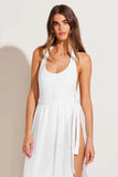 Vera Wrap Skirt White Ecolinen